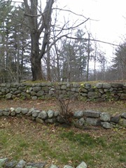 The rock garden at Grammy's. Always an attraction for the kids.