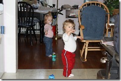 The twins patrol Grammy's like they own the place