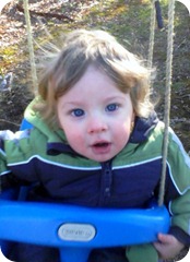 Theodore Jamison Beal on Grammy's swing December 2011