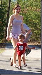 We all enjoyed his high-stepping antics, especially Erin.