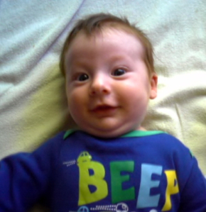 Theodore smiles