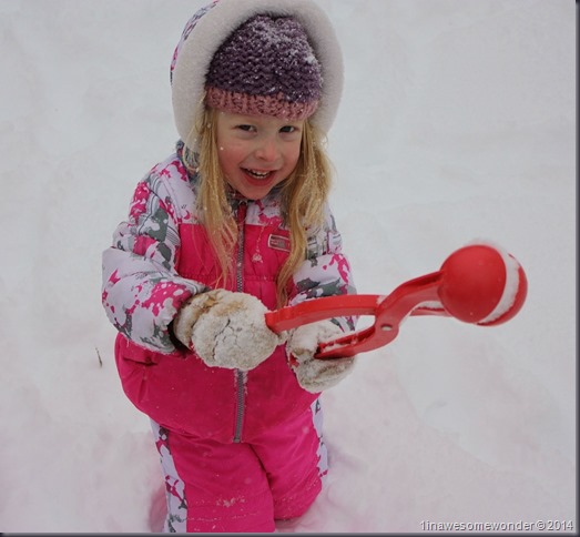 Jacqueline is in the snowball making business