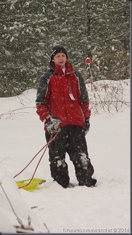 The twins favorite playmate. Jacqueline lovingly referred to him as Snow Boy.