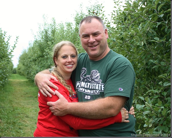 My wife beautiful wife and I
