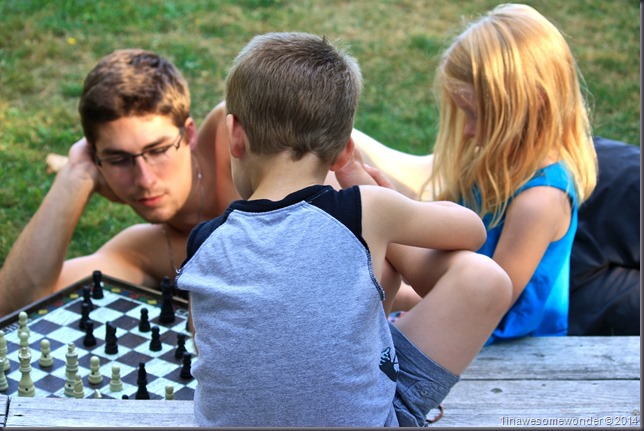 Chess siblings - Abrams Pond 2014