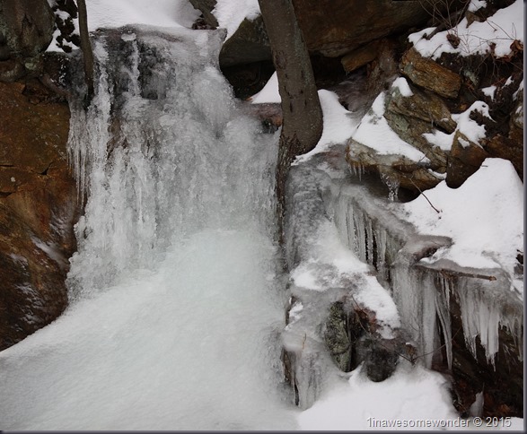 Ice along the Goffstown Rail Trail 