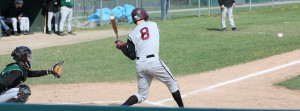 Riley hitting at Dover High School. (photo by 1inawesomewonder, 2009)