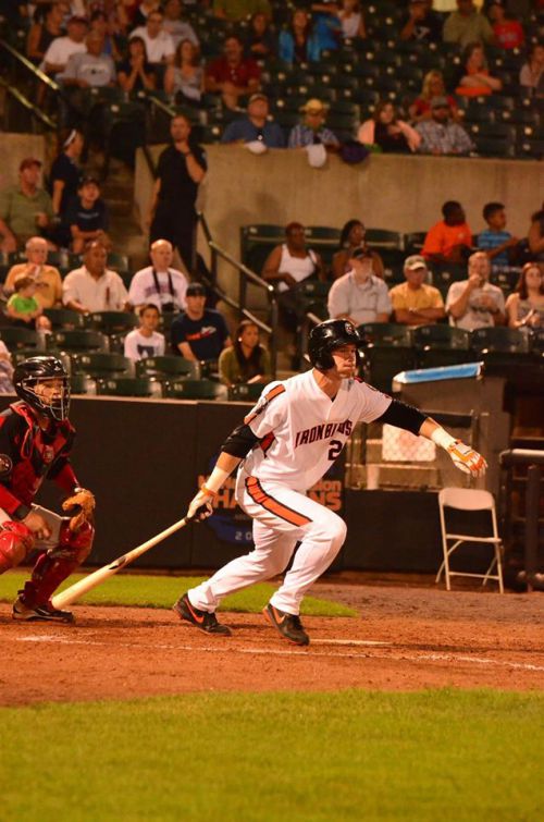 Riley Palmer launches a rocket for the IronBirds. (photo courtesy of Riley Palmer and the IronBirds)
