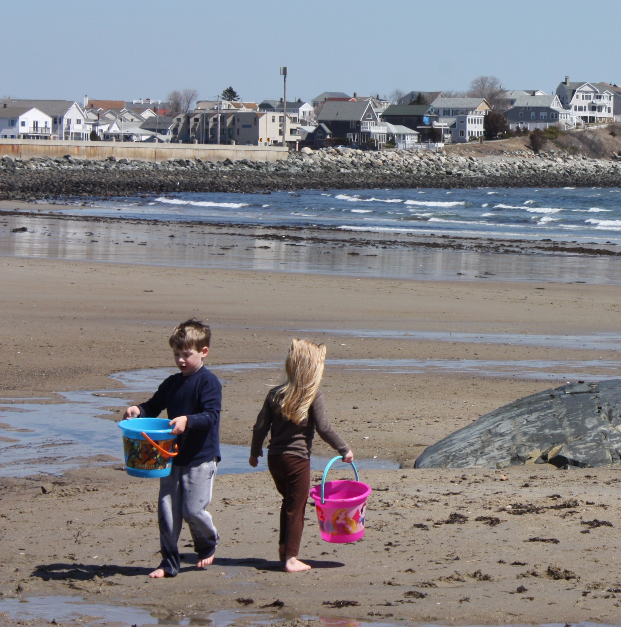 Lots of sand and water on the move today