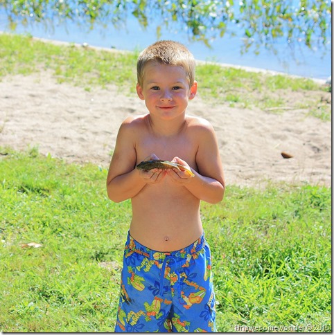 Our little fisherman