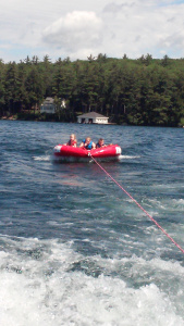 Mom and the twins asking for more speed