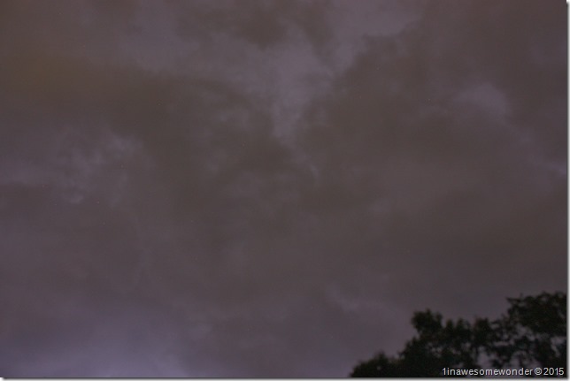 020 Lightning flashes from behind the dark clouds