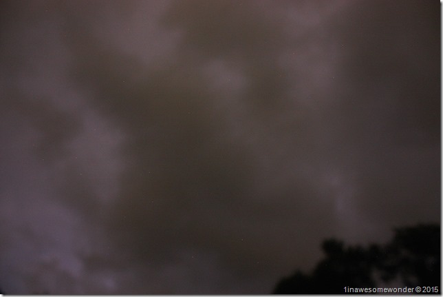 034 Lightning shows through cloud cover