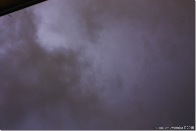 093 Lightning above thick clouds