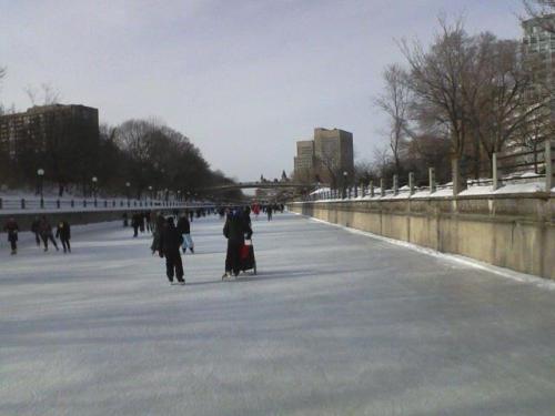 Skating the Rideau Canal 3 years ago today. Wind chills were below zero, but we had to get a skate in before heading back to the US.