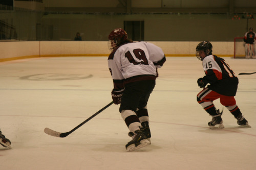 Sam Greenwood looks for an opportunity on Senior Night. (C) 1inawesomewonder. (Photo by Charron)