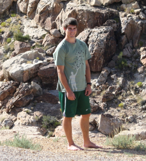 Steve takes in the views of a Utah canyon