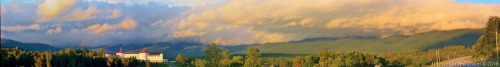 Quite a beautiful setting in the valley below Mt. Washington.
