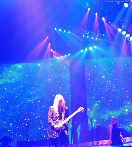 Chris Caffery playing guitar Trans-Siberian Orchestra SNHU Arena Manchester NH November 2016