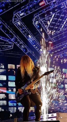 Chris Caffery lead guitar Trans-Siberian Orchestra Ghosts of Christmas Eve tour 2016