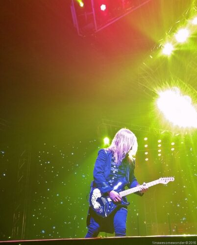 Chris Caffery playing guitar Trans-Siberian Orchestra SNHU Arena Manchester NH November 2016