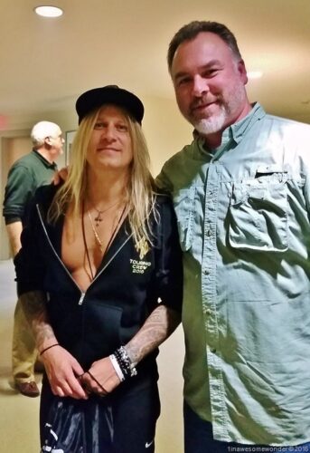 Chris Caffery and the author after TSO evening show November 26 2016