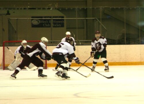 click on image to enlarge Griffin Cook looking for shooting lane vs Timberlane