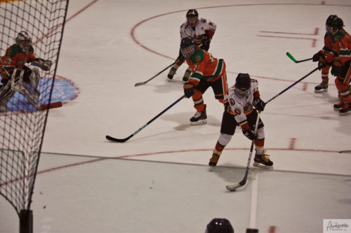 Jacob "STP" handles the puck