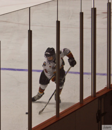 Skating up the wing