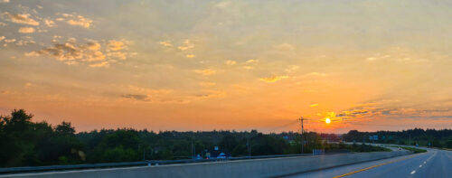 five sunrises