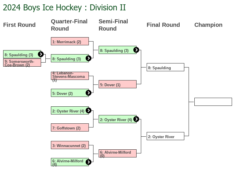 click to enlarge NHIAA Hockey Finals 2024